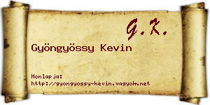 Gyöngyössy Kevin névjegykártya